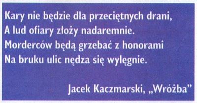 Kaczmarski-wrozba