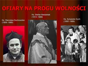 Plakat. Ofiary na progu wolności